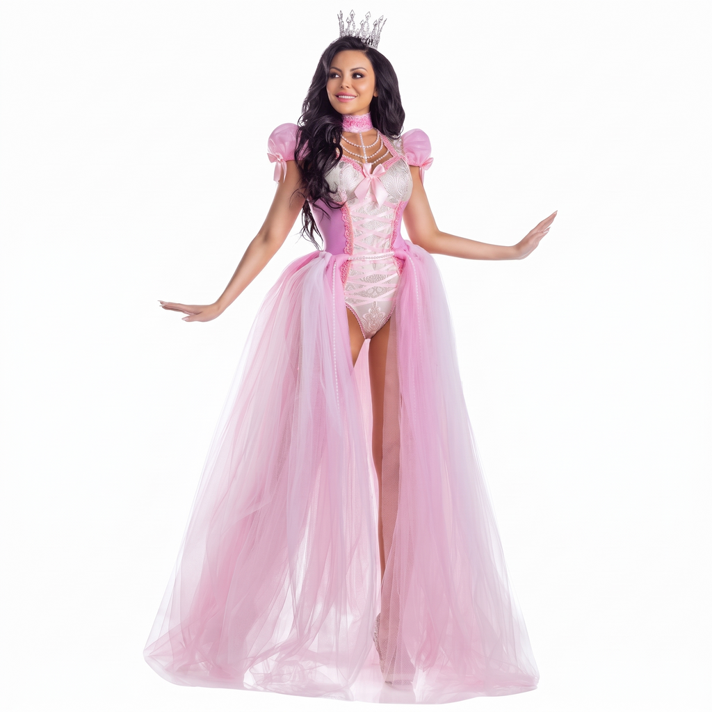 Premium good witch costume on white background