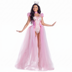 Premium good witch costume on white background