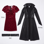 What's included: dress, overlay and belt