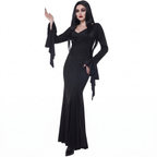Macabre mistress dress on white background