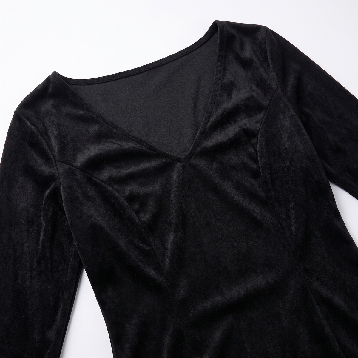 Detail of the microsuede fabric
