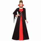 Classic vampire costume on white background