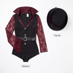What's included: bodysuit and top hat