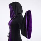 Detail of the hood and drape