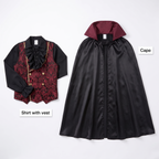 What's included: shirt with vest and cape