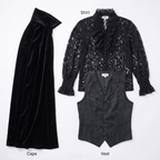 What's included: shirt, vest and cape