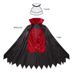 What's included: waistcoat, cravat and cape