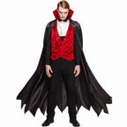 Fever vampire costume on white background