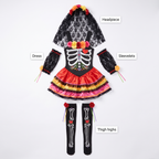 What's included: dress, headpiece, sleevelets and thigh highs