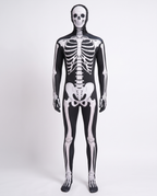 Classic skeleton jumpsuit on white background