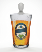 Beer can tunic costume on white background