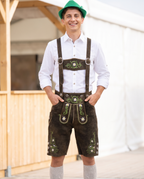 Man wearing Fritz leather lederhosen