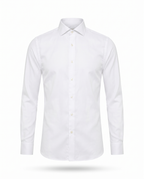 White dress shirt on white background