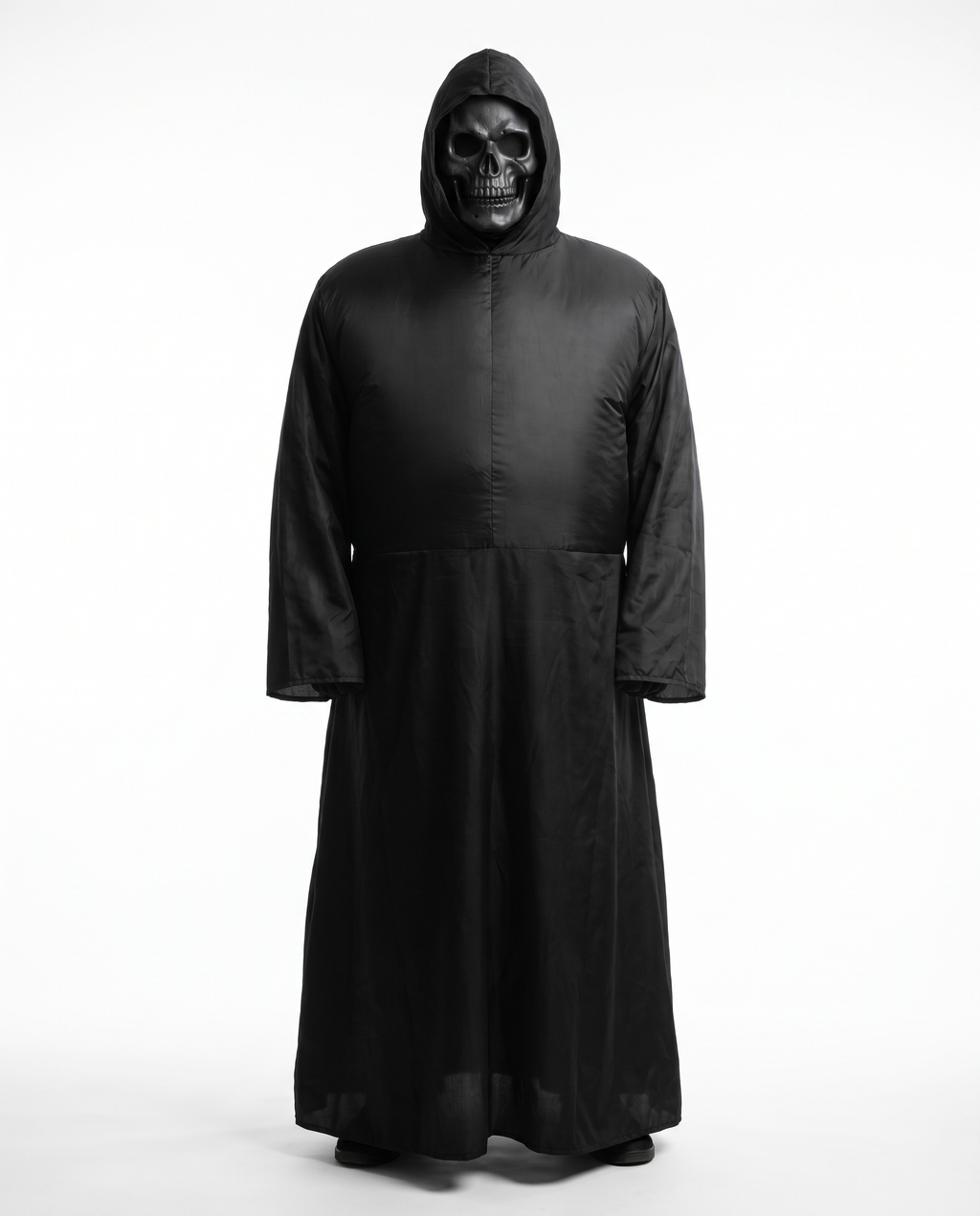 Towering reaper costume on white background