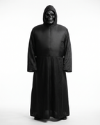Towering reaper costume on white background