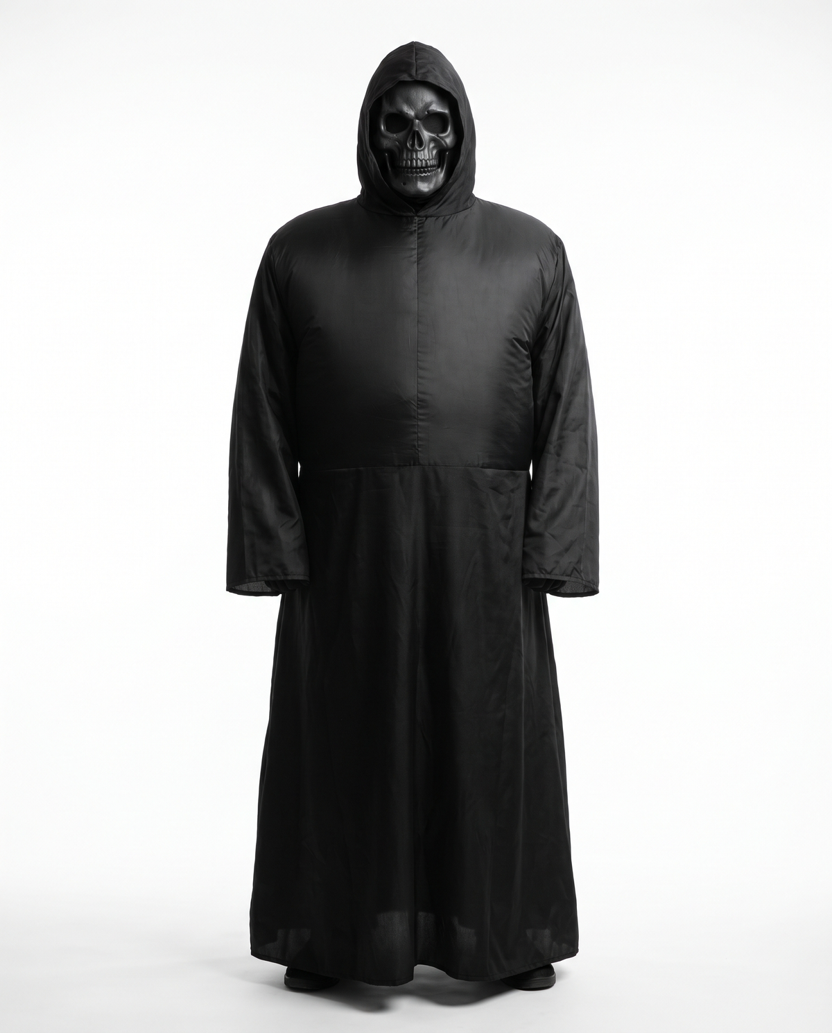 Towering reaper costume on white background