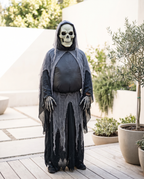 Person wearing towering terror reaper costume